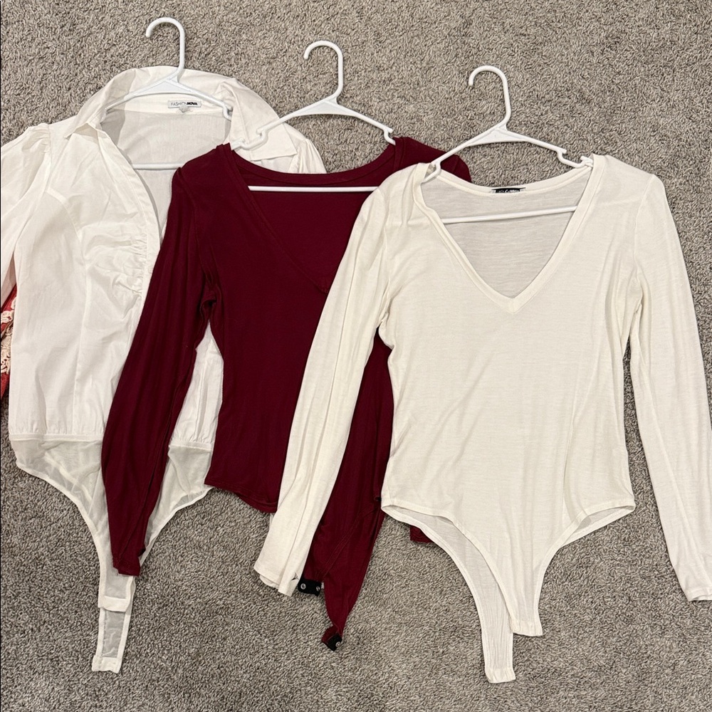 Long sleeve bodysuit bundle